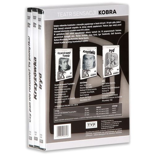 Teatr Sensacji Kobra - Vol. 5 (DVD 3 disc) teatr TV POLISH POLSKI