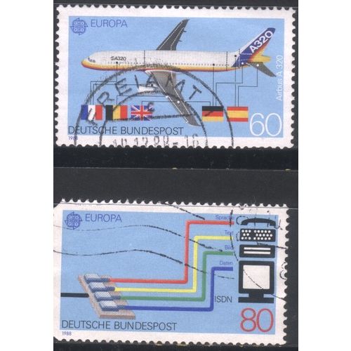 Germany 1988 - SG2241/2 - Europa - Transport & Communications - used