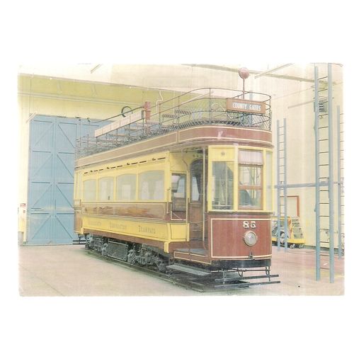 'DREADNOUGHT' TRAMCAR, BOURNEMOUTH, DORSET vintage unused postcard =