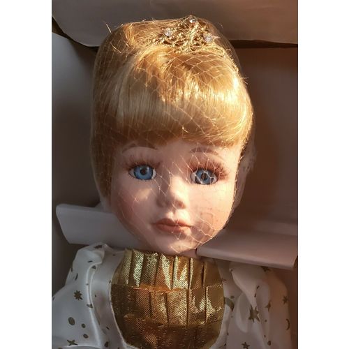 The Heritage Collection Classic Storytime Cinderella Porcelain Doll w/Stand 14"