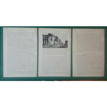 (5957) Hyde Park In Days Gone By - 1897 Article