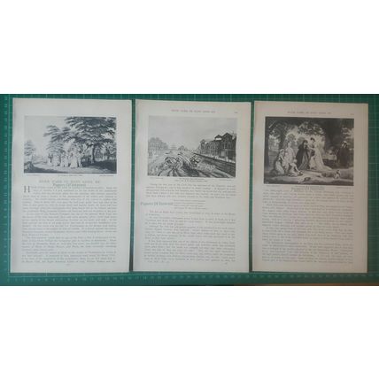 (5957) Hyde Park In Days Gone By - 1897 Article