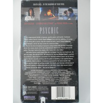 Psychic VHS Horror VM5388 Supernatural Thriller Catherine Mary Stewart SEALED