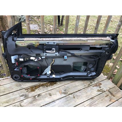 98-04 Volvo C70 Convertible Coupe Right Pass Door + Window Regulator Black