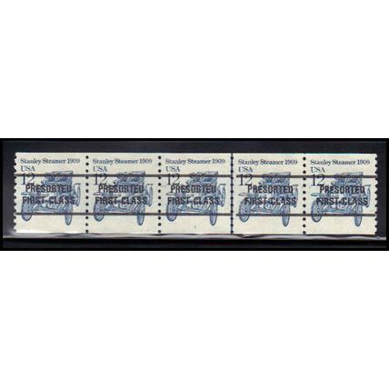 2132a 12c Stanley Steamer Very Fine MNH Dry Gum PNC 1/5 Line Gap X2068