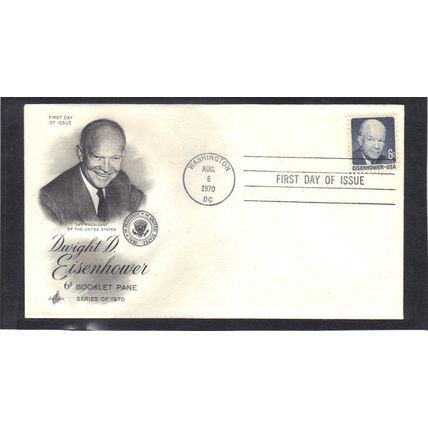 FDC Art Craft 1393 6c Dwight Eisenhower (Cachet-U/A) CV39325