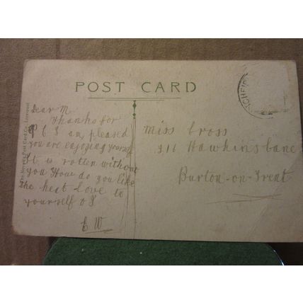 GERTIE MILLAR. actress. used antique postcard