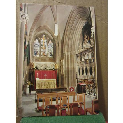ST. MICHAEL'S CHAPEL, LICHFIELD CATHEDRAL unused postcard by Pitkin =