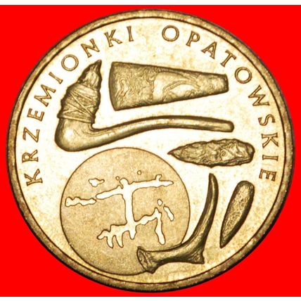 ⰆFLINT MINE:POLAND★2 ZLOTY 2012 NORDIC GOLD UNC MINT LUSTRE★LOW START★NO RESERVE
