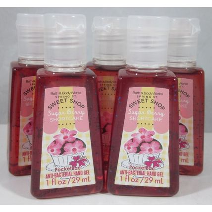 5 Bath & Body Works PocketBac Hand Sanitizer Sugar Berry Shortcake