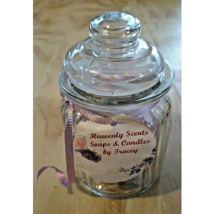 Homemade Bath Fizzy Tablets In Decorative Jar Sweet Margarita Scented