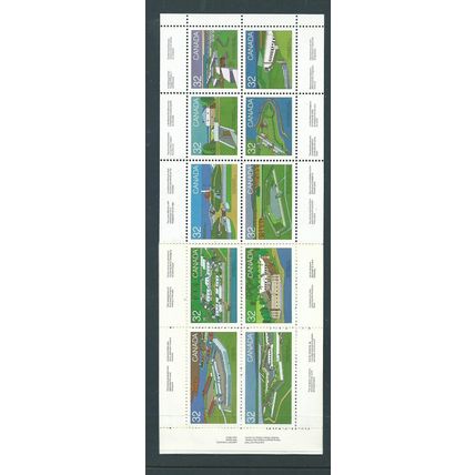 canada mnh sg1090 sg 1090 booklet pane booklet forts1