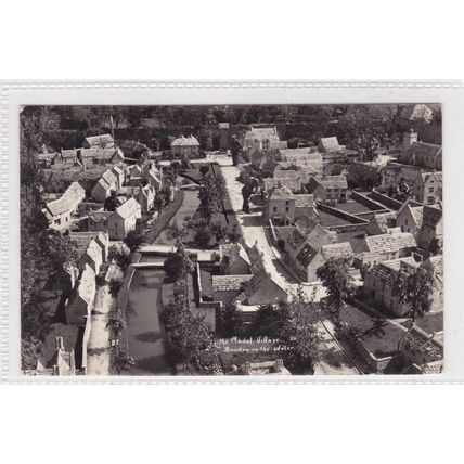 Model Village Bourton on the Water Postcard posted 1958 VGC
