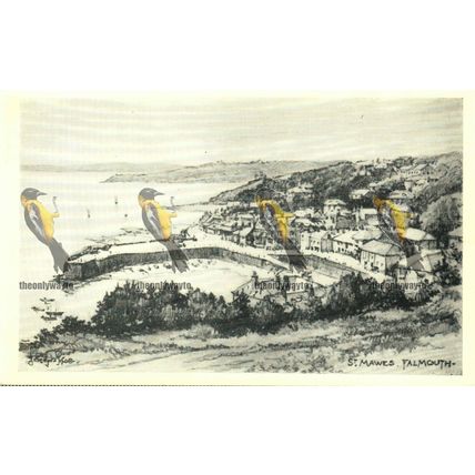 St Mawes, Falmouth, Cornwall, ETW Dennis Etchette Postcard