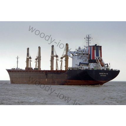 SQ1715 - Thailand Cargo Ship - Thor Wave , built 1998 - photograph 6x4