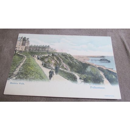 Early Stenhouse Postcard - Madeira Walk, Folkestone - Kent