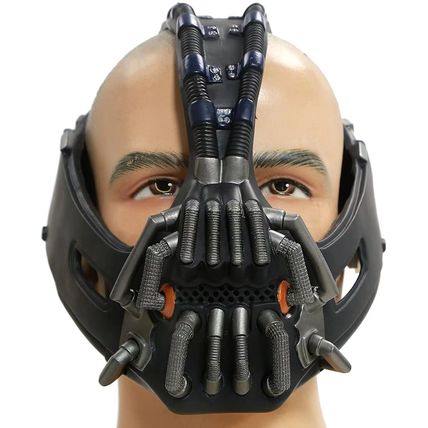 Dark Knight Rises for Halloween Super Bane half PVC mask