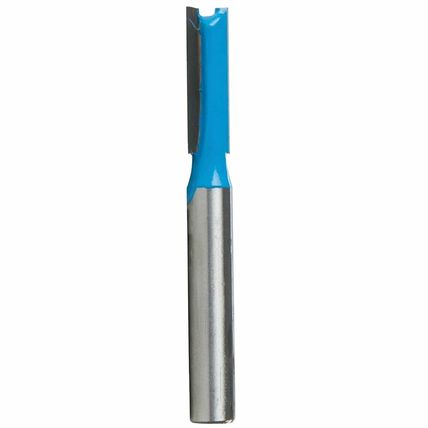 STRAIGHT METRIC CUTTER 1/4" 6mm x 20mm TCT Woodworking Single Fluted Router Bit