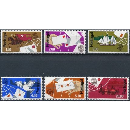 Centenary of UPU - Portugal 1974 - MNH - MiNr 1248/53