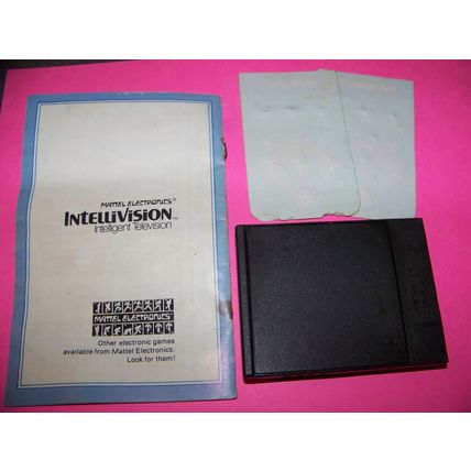 USED!! INTELLIVISION HOCKEY, BOWLING, POKER, TENNIS AND BASEBALL GAMES, FREE SH!