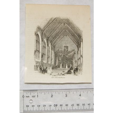 1860s engraving - Itinerant Players