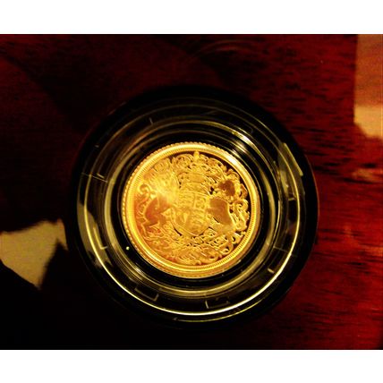 2022 GOLD PROOF 1/2 Sovereign Queen Elizabeth ll Memorial issue