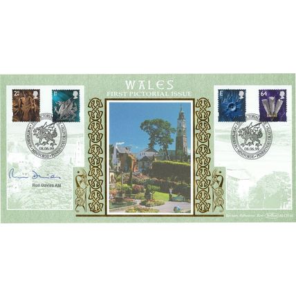 Ron Davies Welsh Labour Historic MP Hand Signed Benham FDC