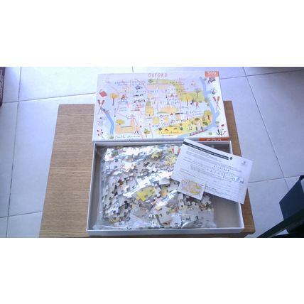 OXFORD MAP by Clair Rossiter Jigsaw Puzzle (500 Piece) 2016