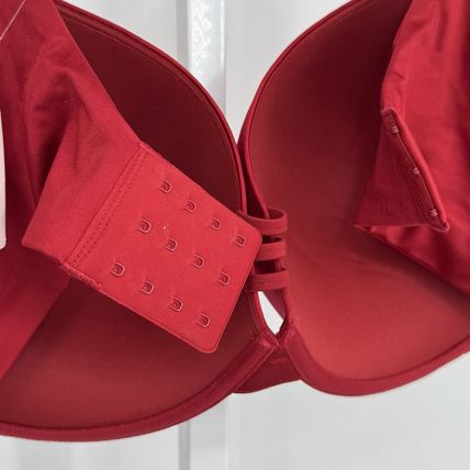 Soma Stunning Push Up Bra 42DDD Red “Paint The Town” Underwire Padded NWT $64
