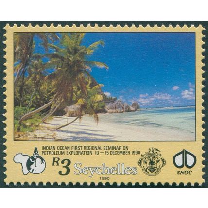 Seychelles 1990 3r Petroleum Exploration SG793 MNH