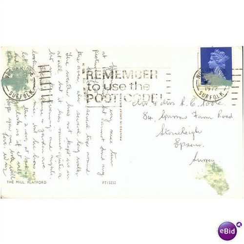 GB Postcard - The Mill, Flatford, Suffolk