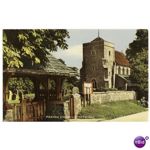 Postcard SAINT ANDREW'S Parish Church STEYNING West Sussex