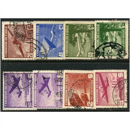 1941/1950 8 different values - fine used (o) - with watermark