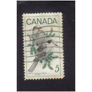 1968 canada grey jays 5c f/u sg620