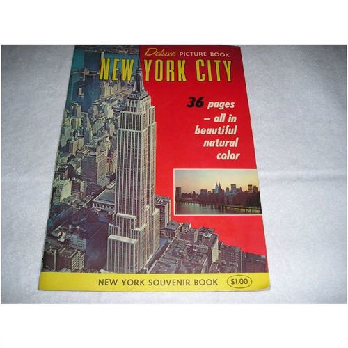 Vintage Souvenir Book. New York City. Picture book. 1968. Big Apple. zorfd2