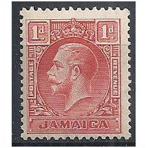 Jamaica 1929 SG108 1d Scarlet Die I Fine Mounted Mint ..