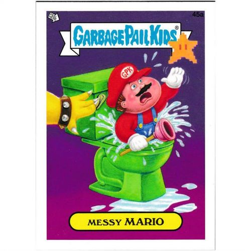 2013 Garbage Pail Kids Mini - #45a - Messy Mario