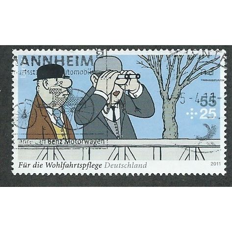 GER 2011 €0.55 + 25 'CHARITY STAMPS' FINE USED (EBID47-823)