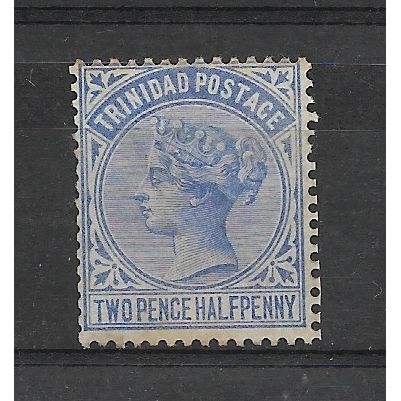 Trinidad.SG108 2 1/2d Bright Blue.Mounted Mint.Aug18