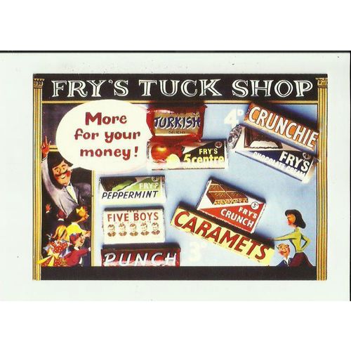Advertising FRY'S TUCK SHOP Postcard by Opie (01CAD07)