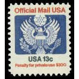 O129 13c Eagle Fine MNH G0600