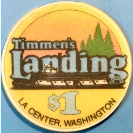 Timmen's Landing. $1 Casino Chip. La Center, WA. X48.