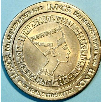 Luxor. $1 Casino Token. Las Vegas, NV. Nefertiti. R67.