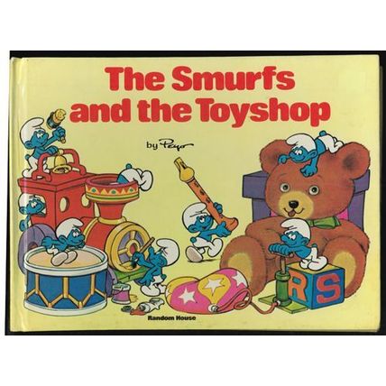 LOT of 2 SMURFS HB Books :: 1983 & 1984 FREE Shipping