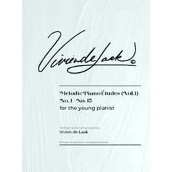 Piano Books Written By Vivien De Laak Opus 1 - Vivien De Laak Melodic Piano Etud