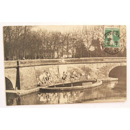 1913 postcard Toulouse Bas Relief des Ponts Jumeaux