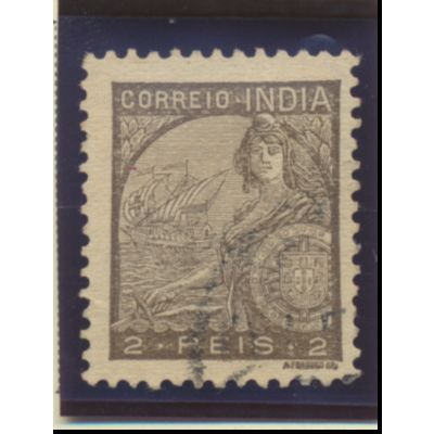 Portuguese India Stamp Scott #425, Used
