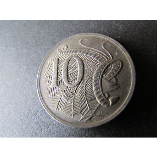 1975 QUEEN ELIZABETH II AUSTRALIA TEN CENTS FREE POST. N