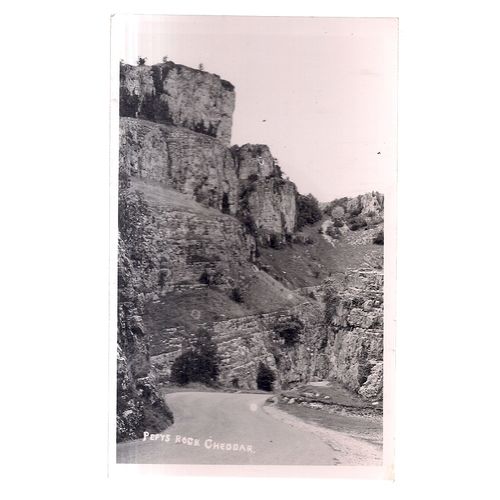 PEPYS ROCK, CHEDDAR GORGE, SOMERSET unused vintage postcard =