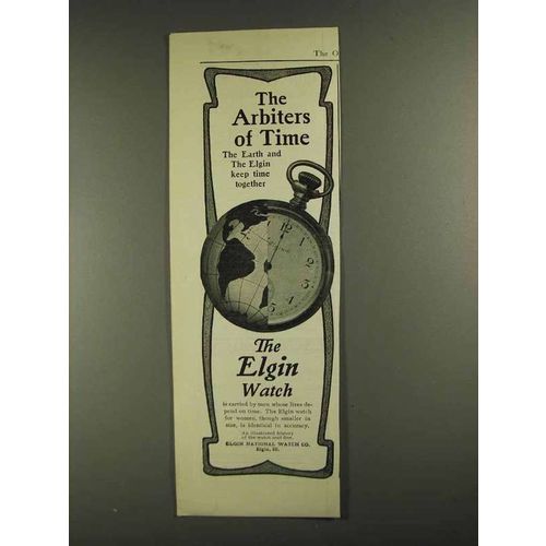 1903 Elgin National Watch Co Ad - The Arbiters of Time